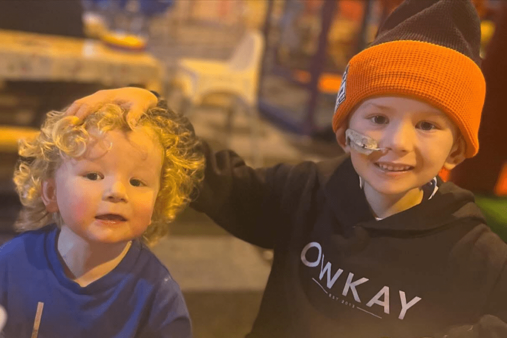 An Image of Teddy and his brother | Ted's story | Team Ted Foundation